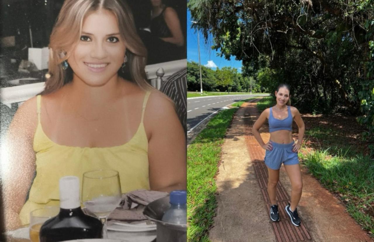 Transformação de Nathalia Mansour: antes e depois da mudança de hábitos